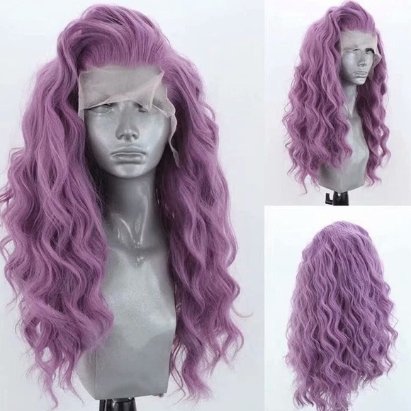 - 💜 MAI 20” SEA URC PURPLE WAVY LACE FRONT WIG 💜 *NEW*🆕🆕🆕